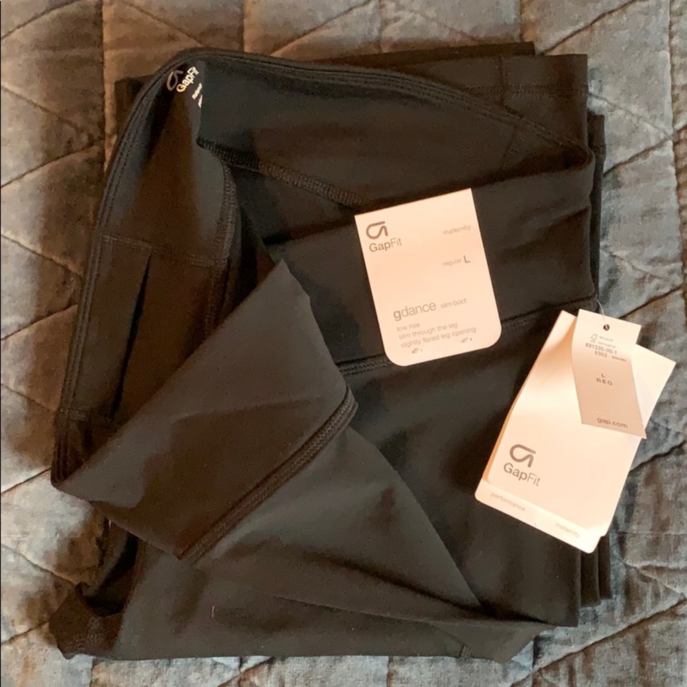 Gapfit gdance NWT Maternity boot cut leggings L